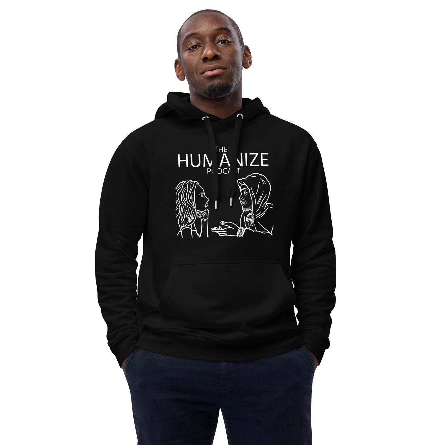 Humanize Cover Art Eco Hoodie