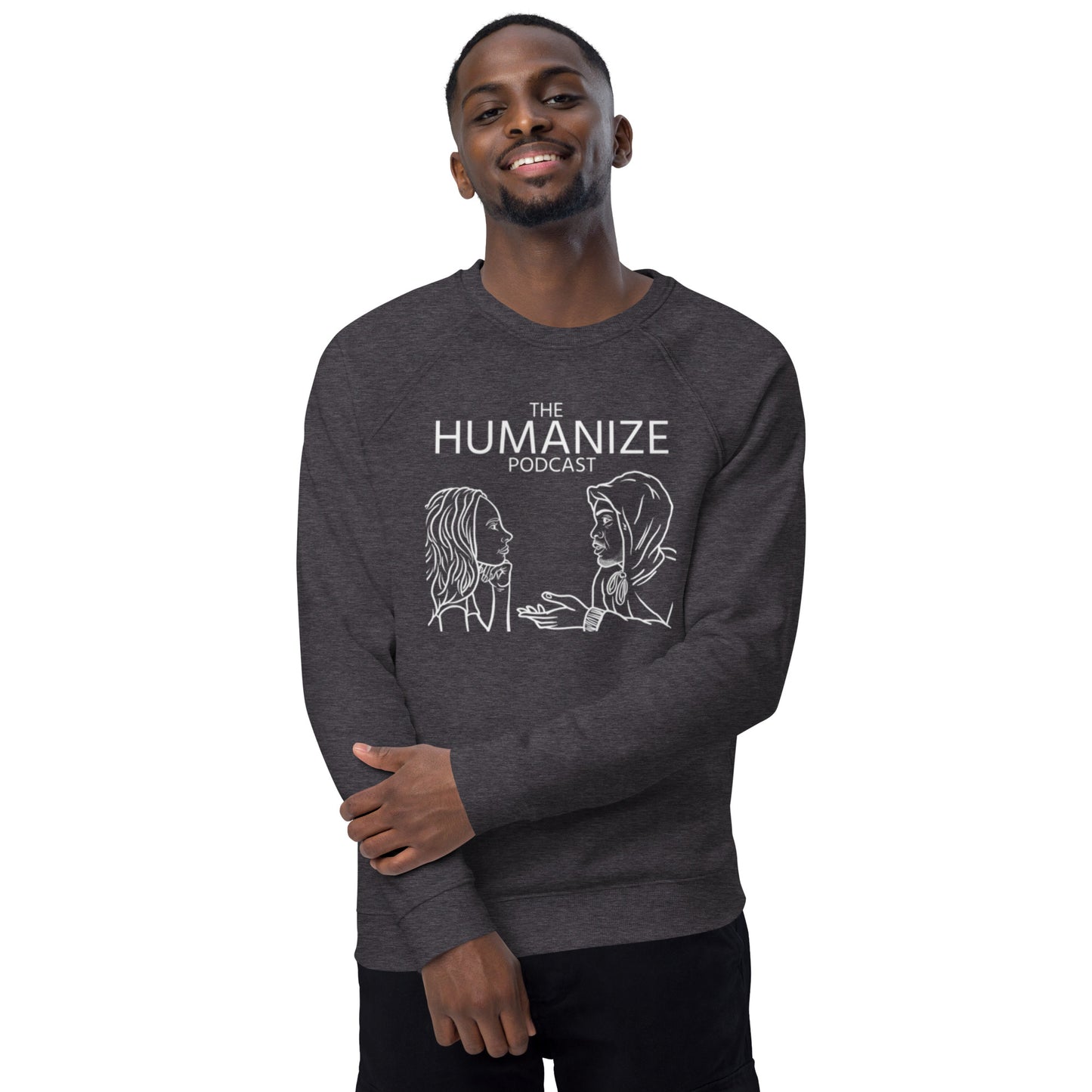 Humanize Cover Art Unisex Organic Sweatshirt