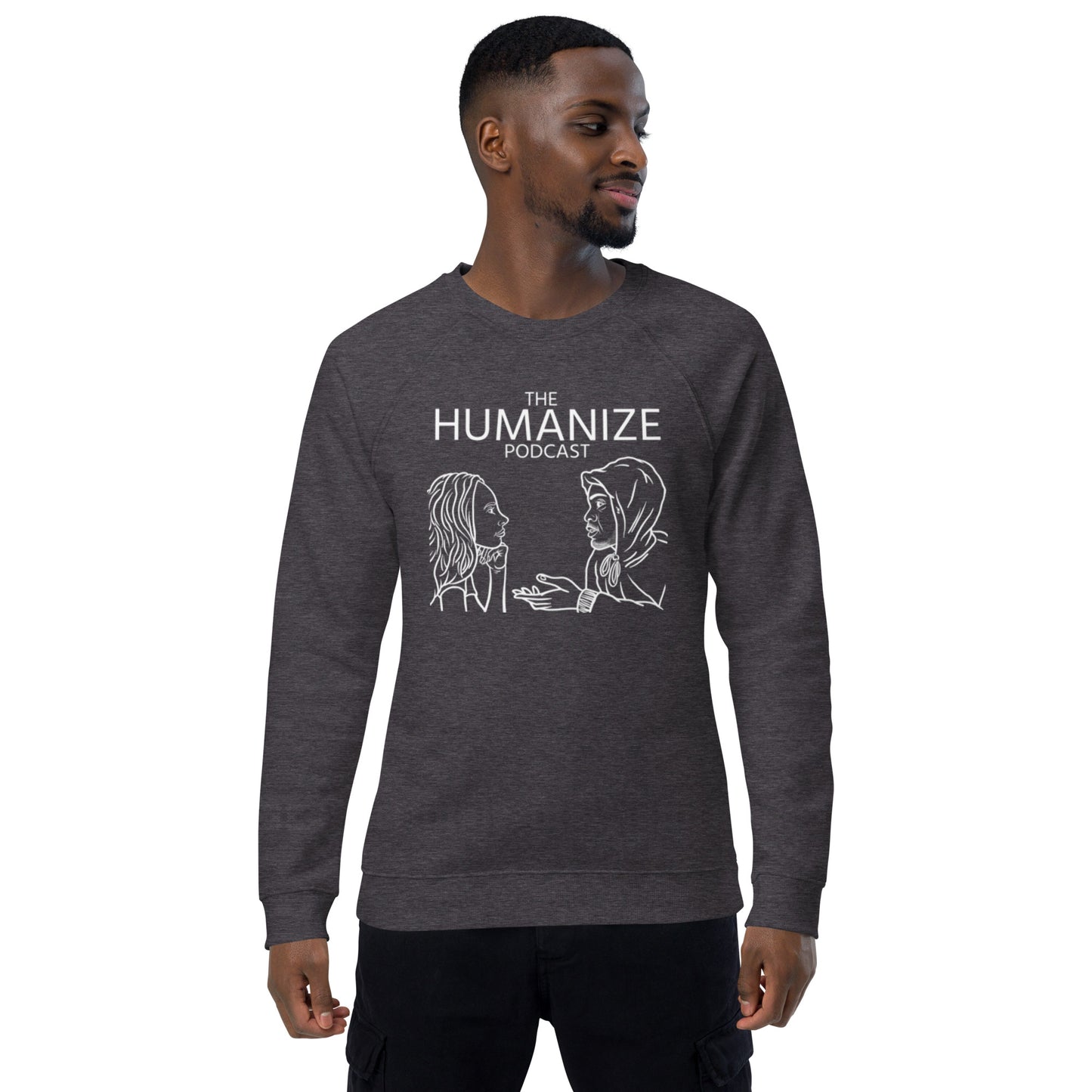 Humanize Cover Art Unisex Organic Sweatshirt